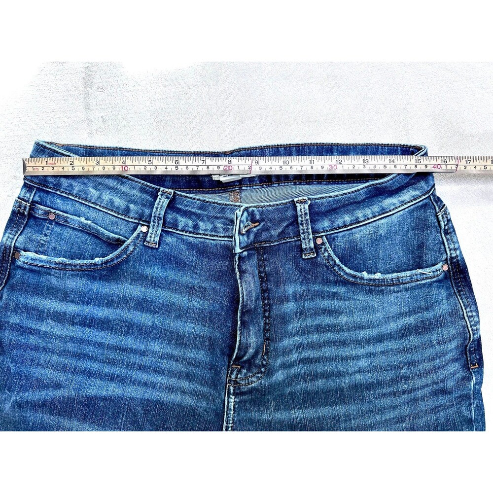 Women's Blue Denim Boot Cut Jeans - Picture 3 of 7